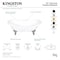 Aqua Eden Clawfoot Bathtubs, 71.63 L, 29.75 W, White/Brushed Nickel, Cast Iron VCT7DS7231NL8 - alternate 2